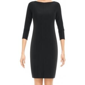 spanx bod-a-bing Little Black Jackie Dress Small New Lined 236W